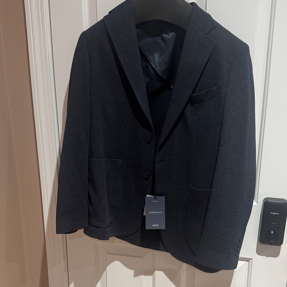 Mango Midnight Blue Blazer Brand New 38R